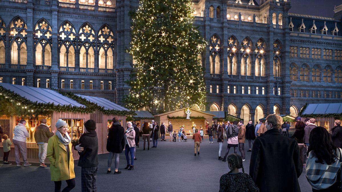 Christkindlmarkt Wiener Christkindlmarkt am Rathausplatz